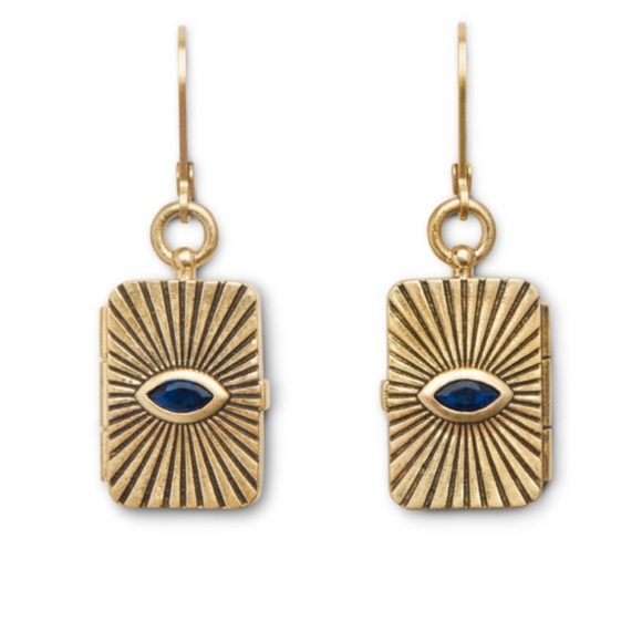 CAbi Jewelry - Cabi NWOT Diary Earrings, antiqued gold